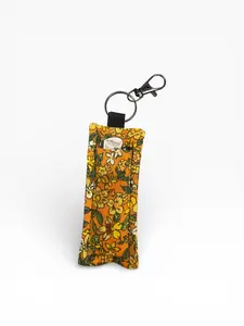 Yellow Floral Lighter Holder