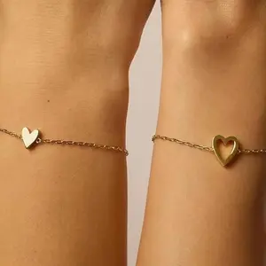 Matching Heart Bracelets for Women – Heart Charm and BFF Friendship Styles