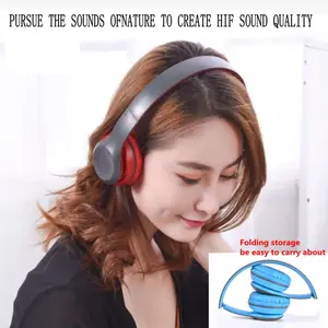 Stereo P47 Headset 5.0 Bluetooth-compatible Headset, Folding Series Wireless Sports Game Headset, Compatible with Huawei Xiaomi