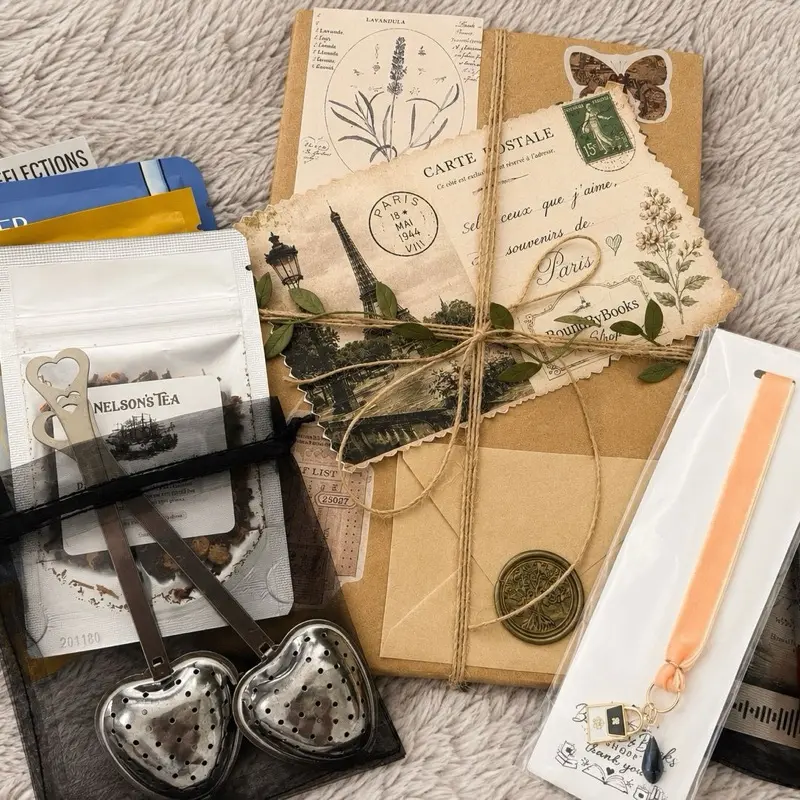 BoundbyBooks-Book Club Pick-The Nightingale by Kristin Hannah-Hardcover Sprayed Edge. Wrapped Book with Bookish Goodies.