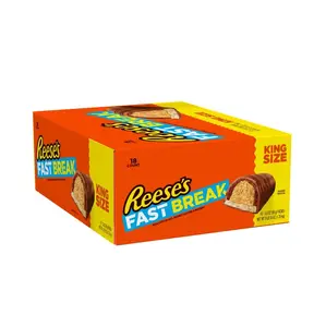 Reese’s Fast Break King Size Chocolate Snack Bars, 18-Pack, 3.5 oz Each
