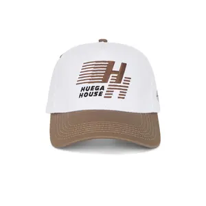 Huega House Legacy Hat in Cement & White