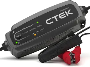 CTEK CT5, 12V Automotive Battery Charger for Auto, Motorcycle, ATV, Snowmobile - Battery Trickle Charger and Battery Maintainer - Charges Lead-Acid and Lithium Ion (12V LiFePO4) Batteries