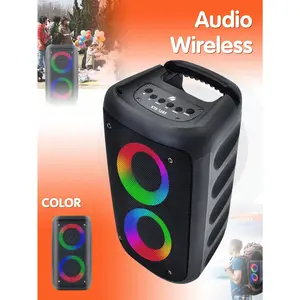 Wireless Speaker with Subwoofer, Large Boombox, Stereo Speaker, Subwoofer, Outdoor Wireless Speaker for Gift for Men