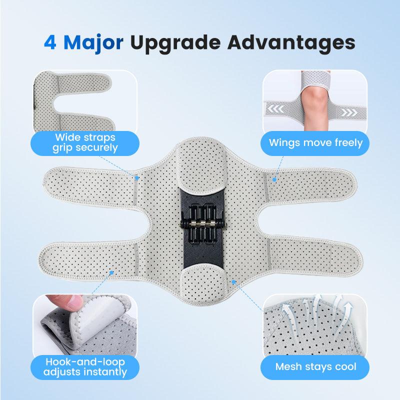 Adjustable Knee Protection Booster for Sport Premium Support Multipurpose Design Breathable Fabric Durable Construction Sizes M L XL Spring Support 360° Protection Non-Slip Secure