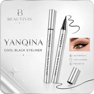 【Beautivis】Waterproof Liquid Eyeliner Pen | Ultra Fine Tip, Smudge Proof & Long Lasting | Quick Dry Precision Black Eyeliner for Beginners, Natural & Cat Eye Makeup