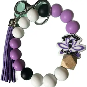 Awareness keychain to show support for a loved one or friend