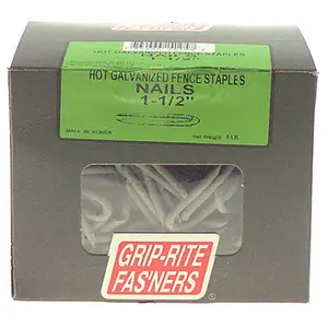Prime Source 1-.50in. Hot Galvanized Fence Staples