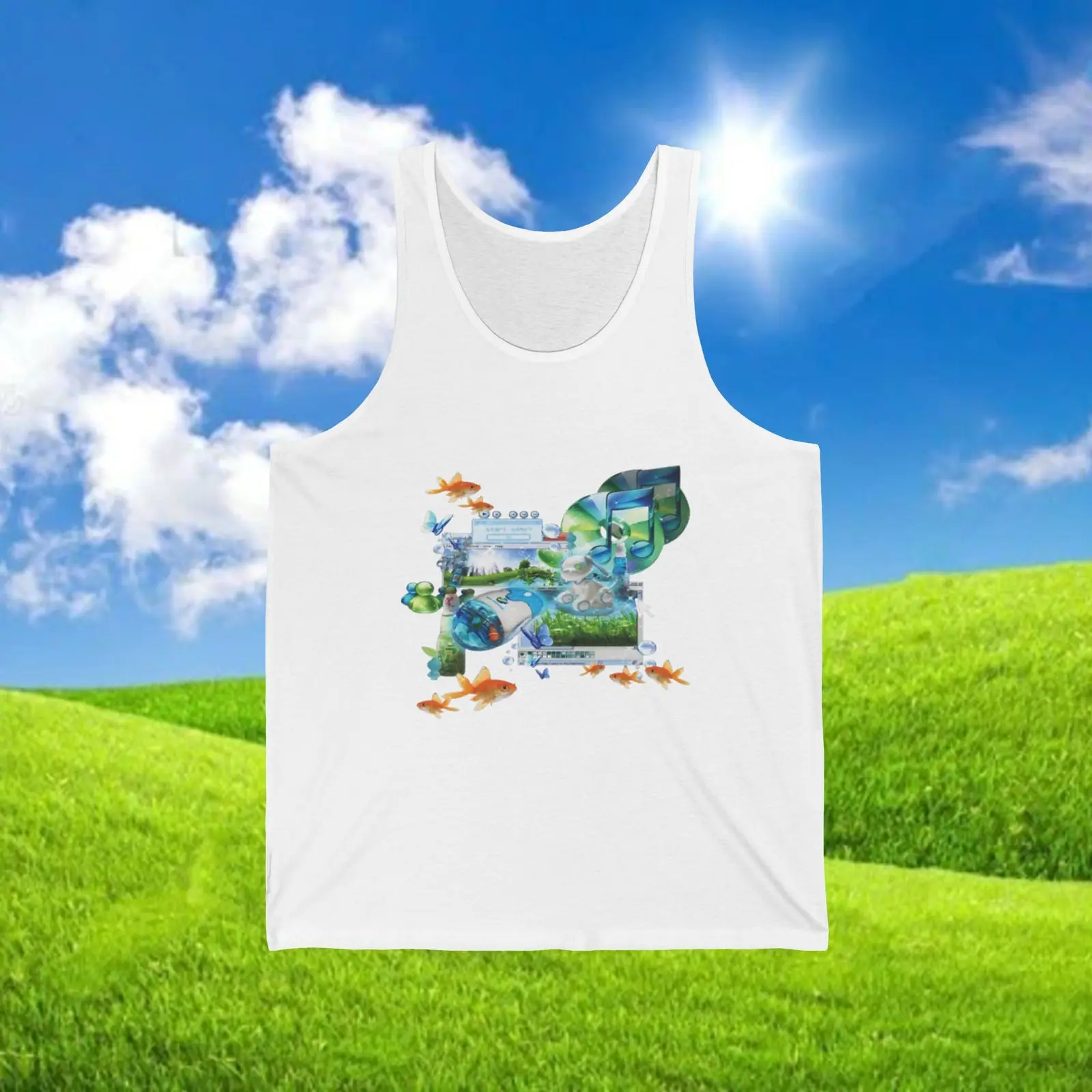 Frutiger Aero: Unisex Jersey Tank