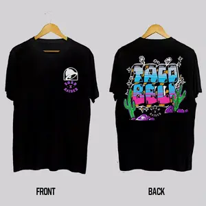 Taco Bell Born Raised 60th Anniversary T-shirt, Taco Bell Shirt, Shirts For Women, For Men, Unisex Casual Top, Trendy Graphic Tee