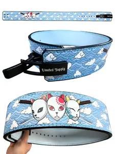Blue Sakonj Anime Lever Belt for Men - Fashion Accessory