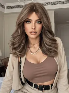 Wig, 14 Inch Curly Bob with Bangs, Natural Look for Women, Daily Use, Casual Wear, Special Occasions, Medium Length