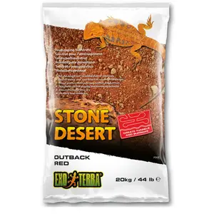 Exo Terra Outback Red Stone Desert Substrate 44 lb