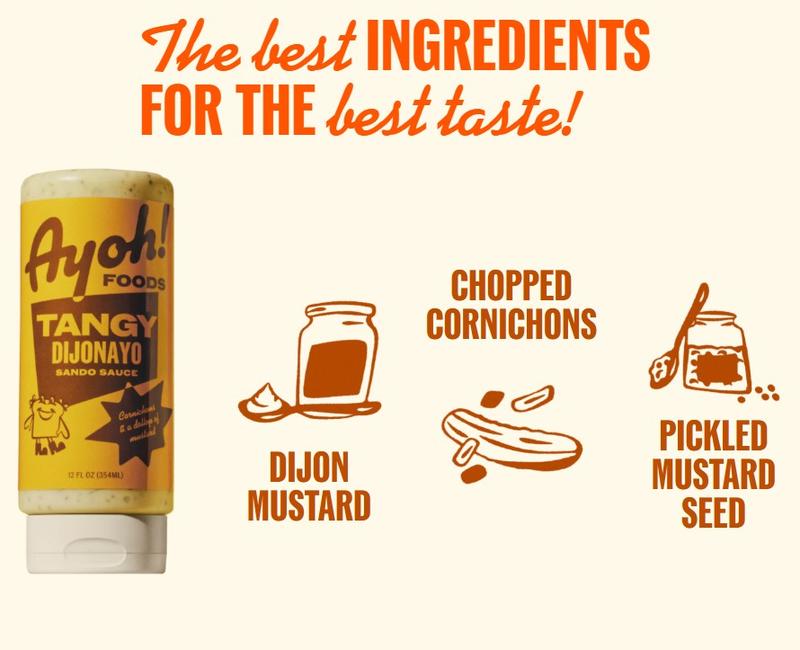 The holy quadrinity. Hot Giardinayo, Dill Pickle Mayo, Tangy Dijonayo, and Original Mayo