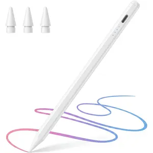 Stylus Pen for iPad 2018-2026,  USB-C Charge Palm Rejection,  Attachment, Compatible with  Pencil iPad 11/10/9/8/7/6, pro 13/12.9/11, Air 3/4/5/M2/M3/M4, and Mini 5/6/7 Gen