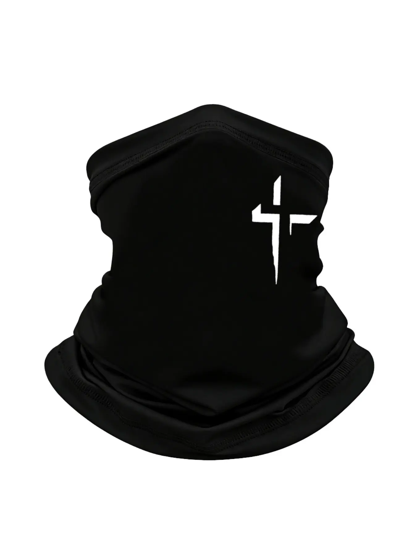 5pcs/2pcs/1pc Unisex Cross Printing Neck Gaiter Masks Face Cover Windproof Dustproof Breathable Face Covering Face Mask Scarf for Men Women Outdoor Sports Gift Hat Neck Gaiter Headwear