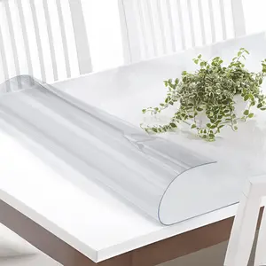 30 x 60 Inch Clear Table Cover Protector,1.5mm Thick Clear Table Protector, Rectangle Waterproof Table Cover, Scratch and Easy for Dining Room Table