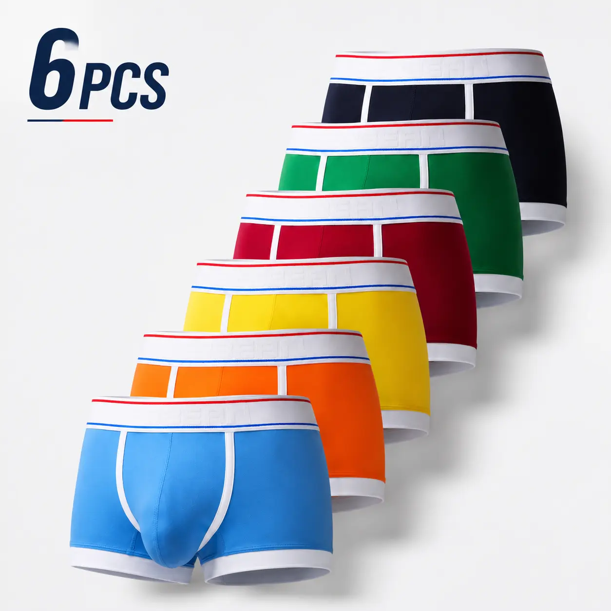 Men's Athletic Boxer Briefs -  Lightweight Breathable Comfy  Innerwear with Stretch Fabric, Soft  Athletic Wear for Casual Sports,  Comfort-Fitting Daily Use