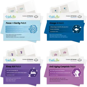 Brain Train Vitamin Patch Pack