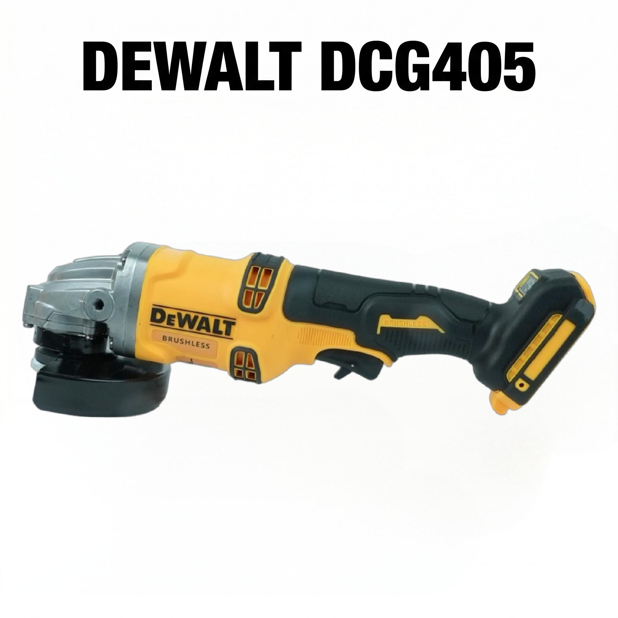 Dewalt DCG405-125 Compact 125mm Grinder With Side Slide Switch For Metal Grinding Cutting And Maintenance Projects job site