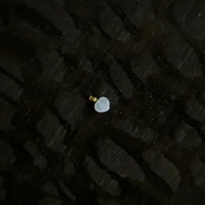 Au750 18k real gold natural jade heart-shaped pendant