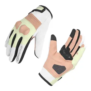 Anti-fall Protective Motorcycle Riding Gloves for Men and Women, Breathable, Wear-resistant, Touchscreen Compatible, All-Season Outdoor Motorbike Gloves