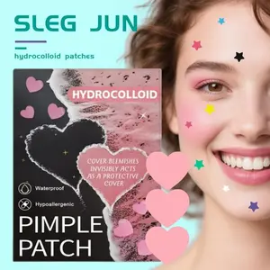 KHAZIX Cross-Border Wholesale Large Quantity Acne Patches, Heart-Shaped Acne Patches, Facial Concealer for Blemish Coverage, 1260 Pcs