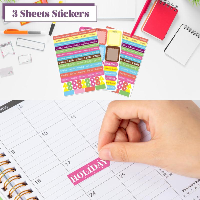 2026 Weekly and Monthly Planner, Dark Romantic Notebook, featuring floral and skull patterns, perfect as a New Year's holiday gift.  Hardcover calendar, A5 size, includes labels, stickers, and a back pocket.