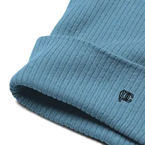 Winter Pull Cuts Organic ribbed beanie