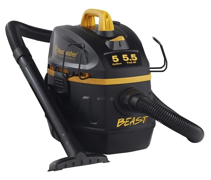 Black Vacmaster Wet-Dry Vacuum Cleaner, 5 Gal, High Performance 6 Peak HP Motor, Portable, Blower Attachment, Accessory Kit