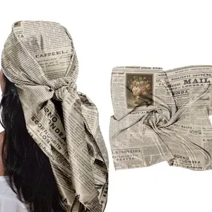 Stylish newspaper scarves-Limited edition.
