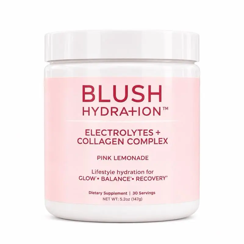Blush Hydration Wellness Supplement, Nutrient-Rich Hydration Support for Daily Health Maintenance