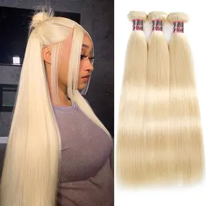 613 Honey Blonde Straight/Body Wave Hair Bundles Raw Hair Bundles 100g/pc Human Hair Weave 1 3 4 bundles