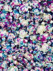 148.Multi Turquoise Turtle Shape(irregular shape )