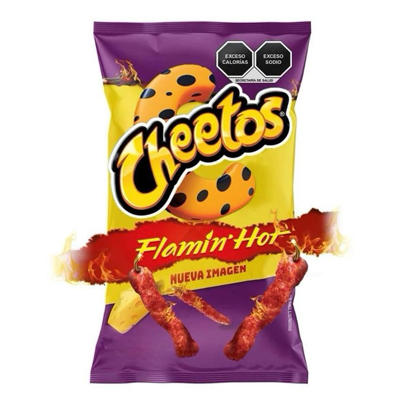 Sabritas Cheetos Flamin Hot 5 Pk SMALL bags papas snacks authentic from Mexico