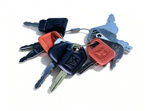 12‑Piece Universal Heavy Machinery Master Ignition Key Set | Compatible with CAT Bobcat John Deere Komatsu Kubota Volvo | Excavator Dozer Backhoe Construction Truck Replacement Accessories Summervibes