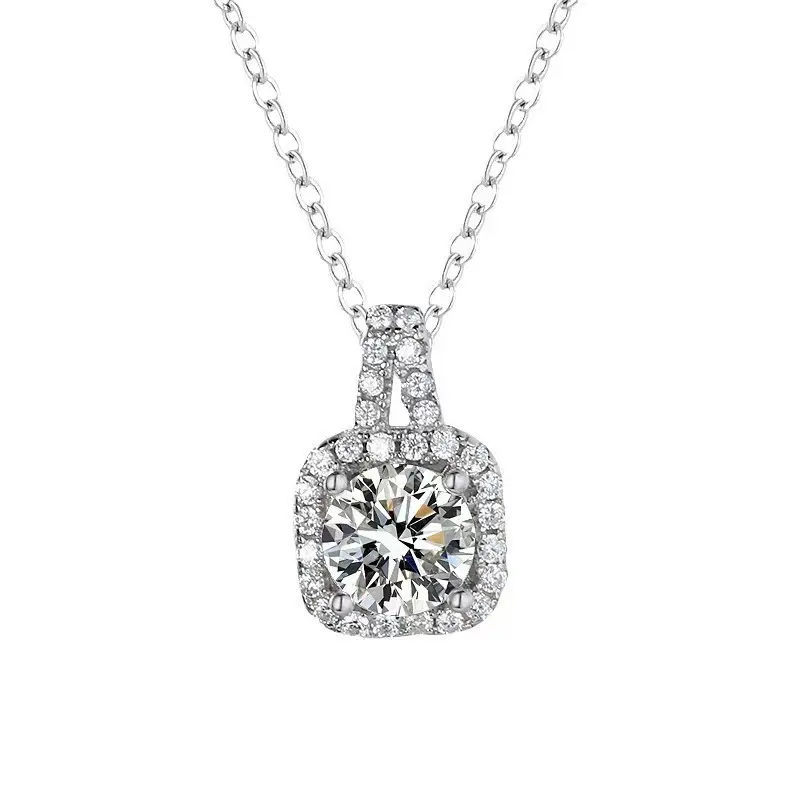 1 carat white gold necklace (O chain)