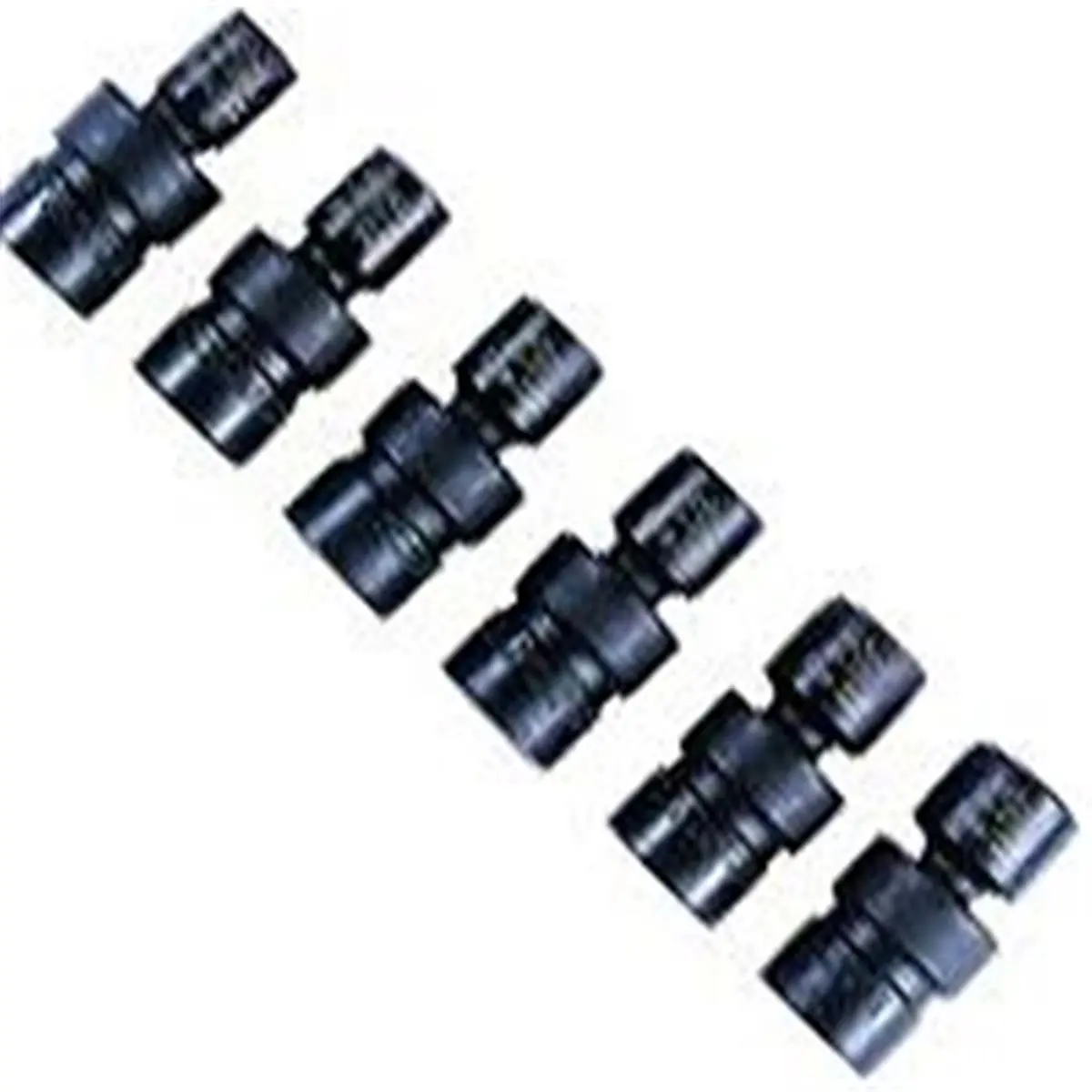 6 Piece 3/8 Inch Drive Metric Swivel Impact Socket Set