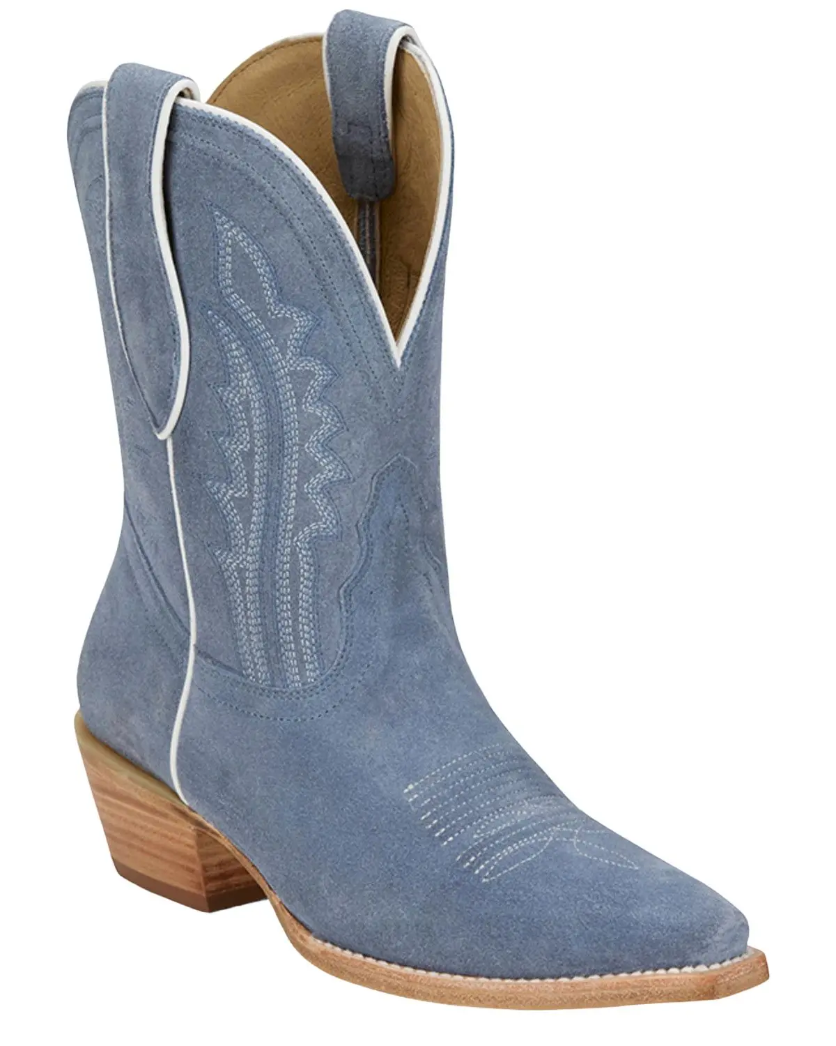 Tony Lama Women's Women'S Lea Suede Western Booties Snip Toe - Dr3261