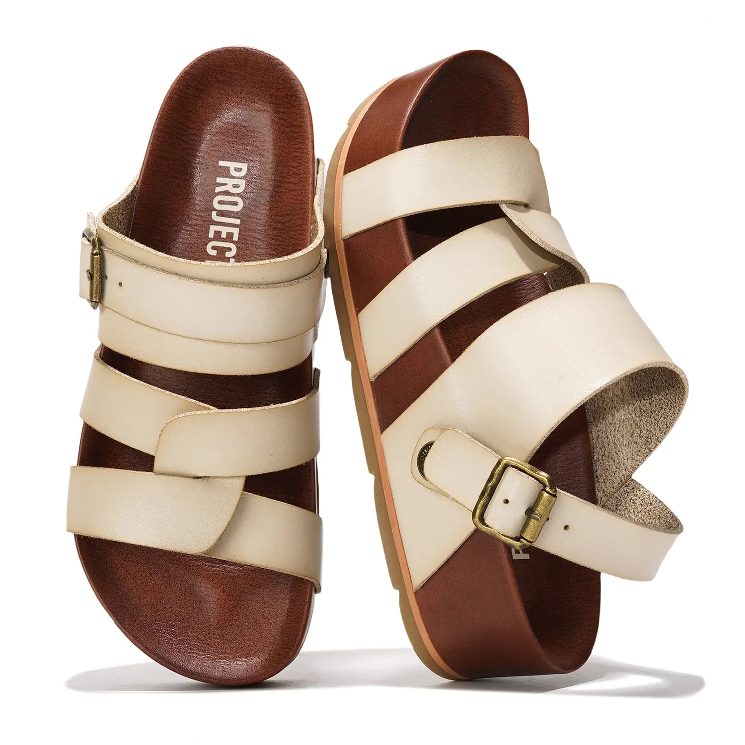 Project Cloud Women's | Eco-Leather Platform Sandals | Lightweight | Non-Slip - Proud Project Cloud Women's | Eco-Leather Platform Sandals | Lightweight | Non-Slip - Proud