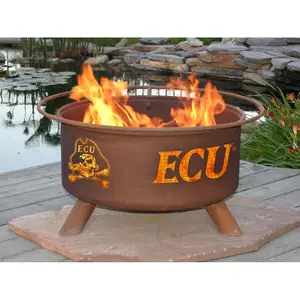Patina Products  East Carolina Fire Pit, Open Flame, Outdoor, Steel, Rust Look