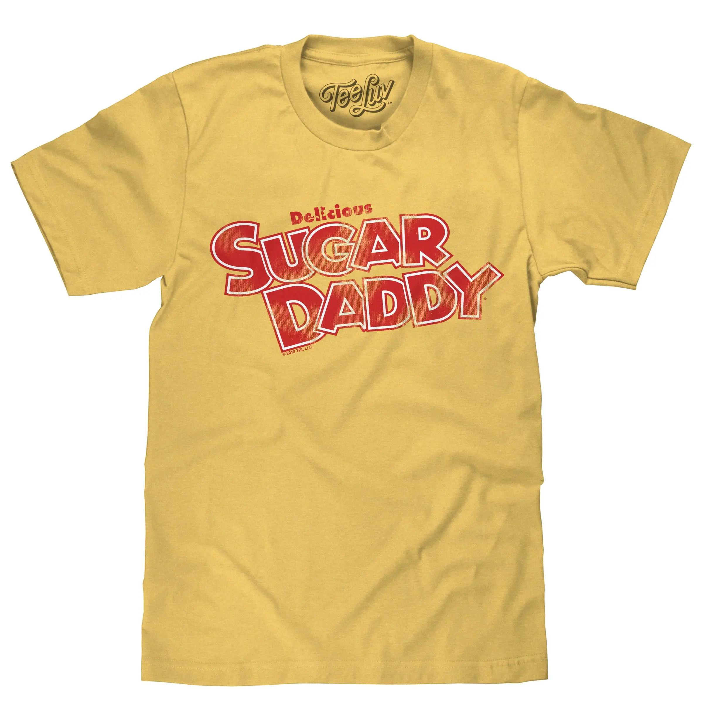 Delicious Sugar Daddy Candy T-Shirt - Light Yellow