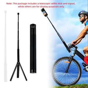2in1 Metal Selfie Stick Tripod Lengthen Holder Telescopic Rod for DJI Osmo Pocket 3 Camera Gimbal Accessories Selfie Stand