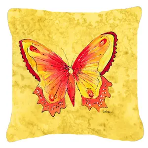 212 MAIN Indoor/Outdoor Decorative Pillow, Featuring Heavyweight Fabric, Fade-Resistant Material, and a Unique Butterfly Print