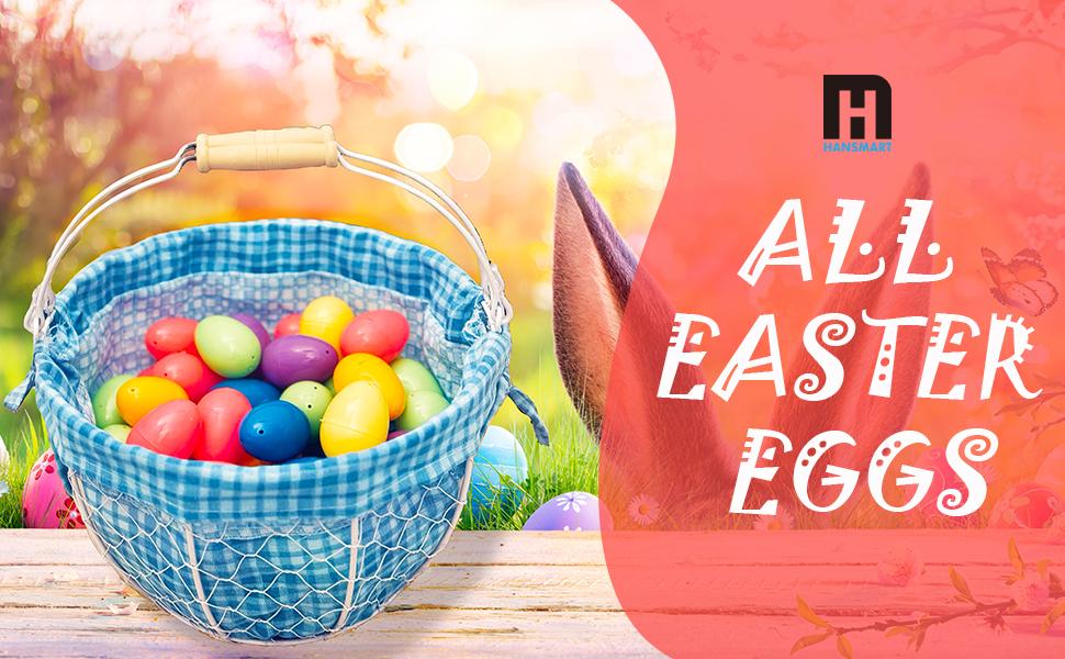 Easter Eggs , Bulk Plastic Easter Eggs, Plastic Eggs Fillable In Polly Bag Easter Egg Hunt