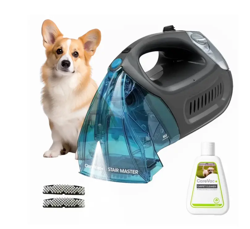 CareVac Portable Carpet and Upholstery Pet Spot Cleaner, Blue