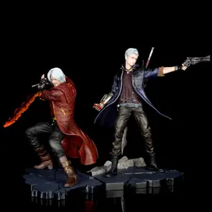 Devil May Cry Dante & Nero Action Figures – Fully Poseable Collectible Set with Weapons, Premium Detail, Perfect Gift for Gamers, Anime & Video Game Fans | Limited Edition Devil May Cry Figures for Halloween, Birthday & Holiday Display