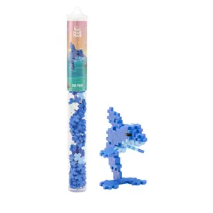 Plus-Plus Tube - Dolphin - Sustianable Creative Toy - Ages 5+