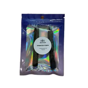 Anointed Black Candle - Protection - Cedarwood Oil & Thyme