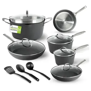 Granitestone Armor Max 14-Piece Hard Anodized Cookware Set